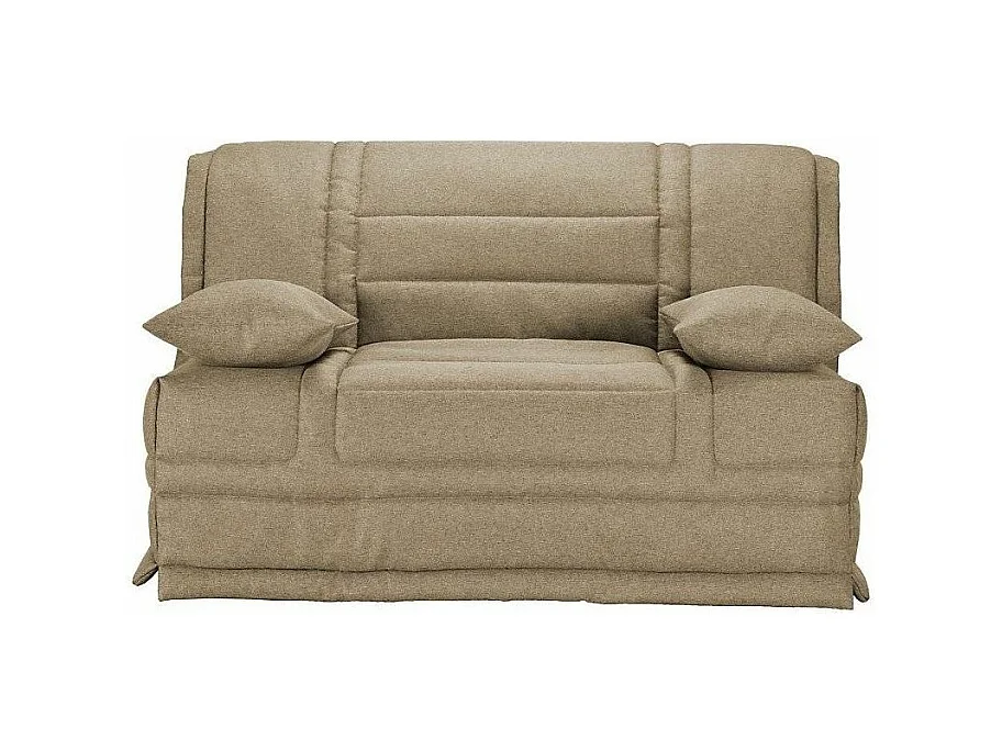 Banquette BZ tissu matelas 12cm Venus-Couleur Beige-140x200