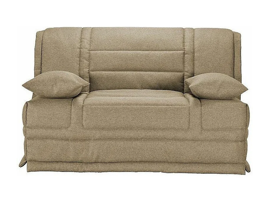 Banquette BZ tissu matelas 12cm Venus-Couleur Beige-140x200