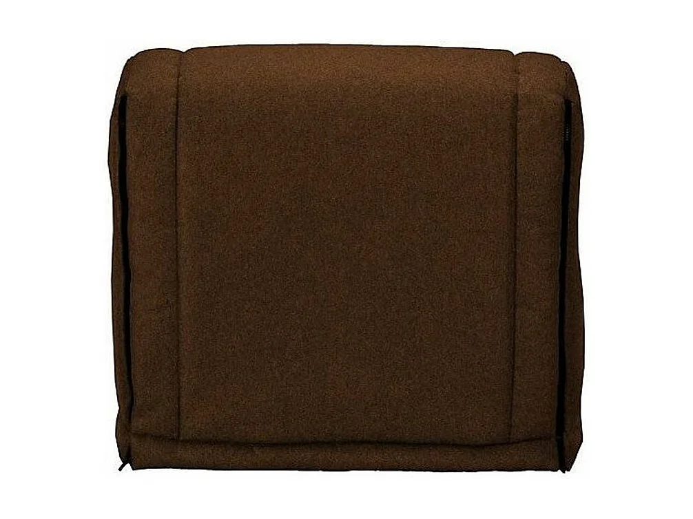 Fauteuil BZ 1 place 90x190 tissu matelas 12cm Venus-Couleur Marron