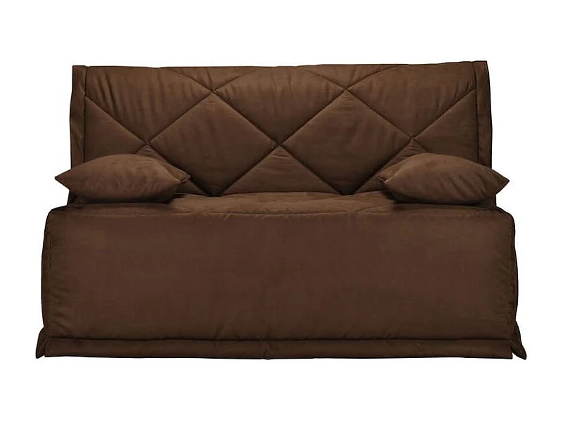 Banquette BZ microfibre matelas Bultex 15cm Master 140x200-Couleur Taupe
