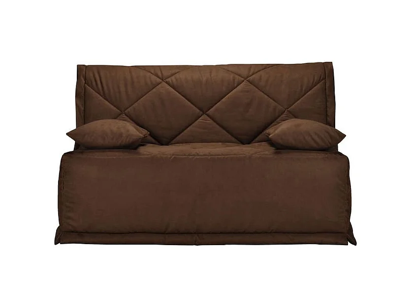 Banquette BZ microfibre matelas Bultex 15cm Master 140x200-Couleur Taupe