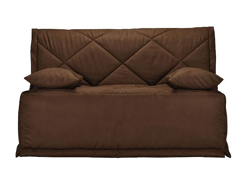 Banquette BZ microfibre matelas Bultex 15cm Master 140x200-Couleur Taupe