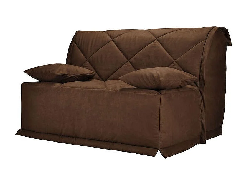 Banquette BZ microfibre matelas Bultex 15cm Master 140x200-Couleur Taupe