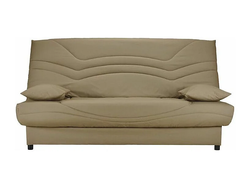 Banquette Clic Clac tissu matelas Starbed 13cm avec coffre de rangement Kistar 130x190-Couleur Bleu foncé