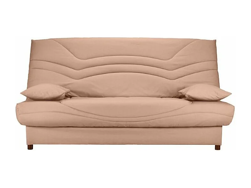 Clic Clac zitbank Starbed matrasstof 13 cm met Kistar opbergbox 130x190 cm-Kleur Lichtroze