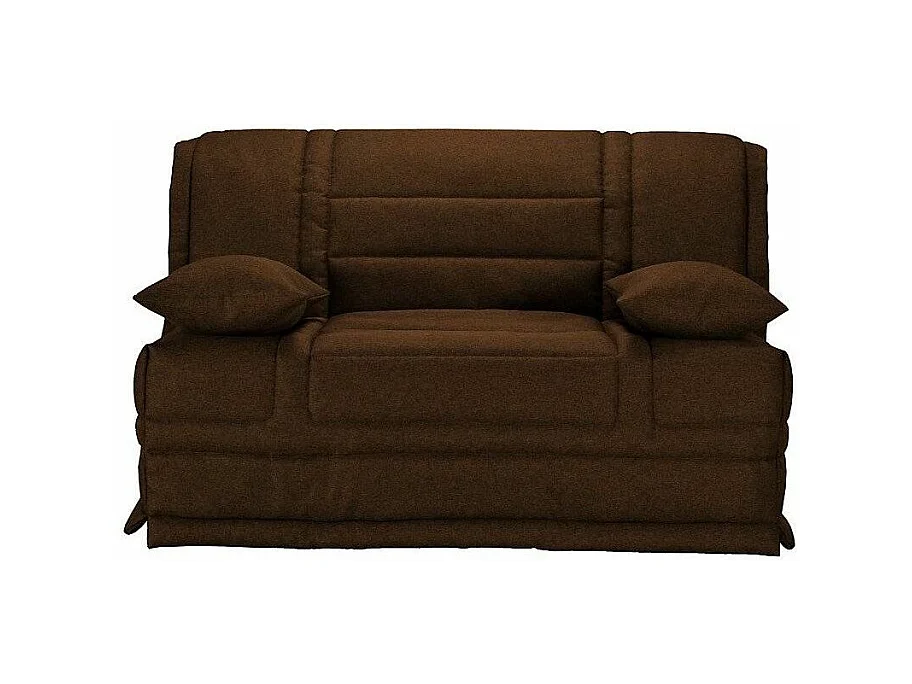 Banquette BZ tissu matelas Starconfort 15cm Pardo-Couleur Marron-140x200
