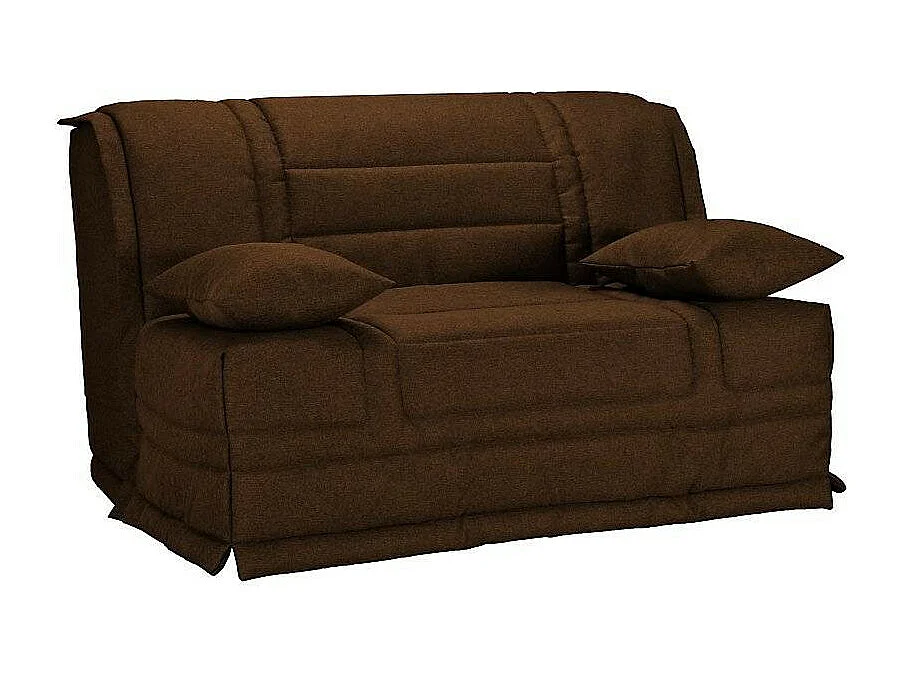 Banquette BZ tissu matelas Starconfort 15cm Pardo-Couleur Marron-140x200