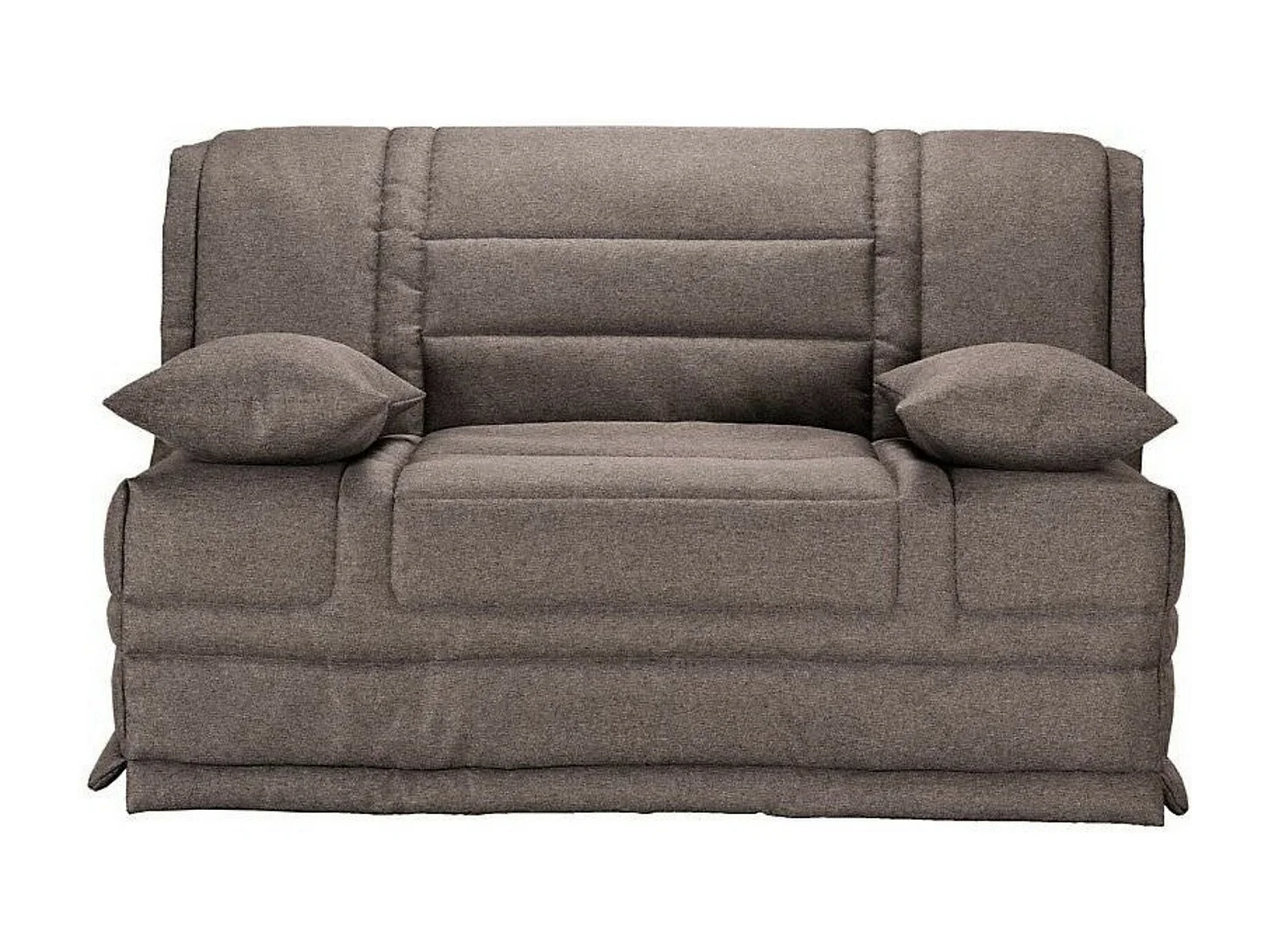 Banquette BZ tissu matelas Starconfort 15cm Pardo-Couleur Marron-140x200