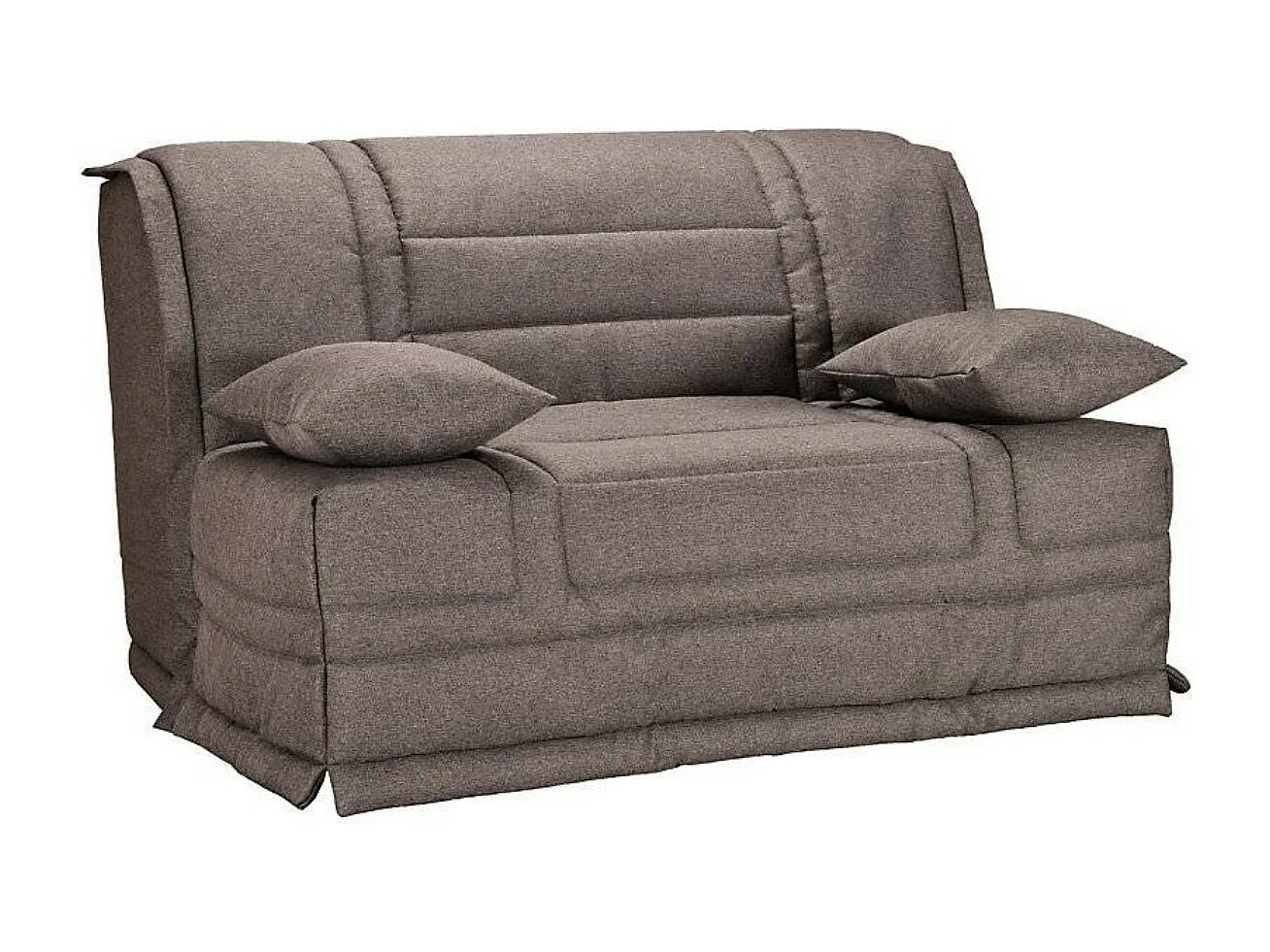 Banquette BZ tissu matelas Starconfort 15cm Pardo-Couleur Marron-140x200