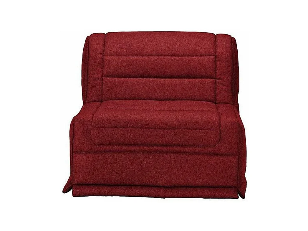 Fauteuil BZ 1 place 90x190 tissu matelas 12cm Venus-Couleur Bordeaux