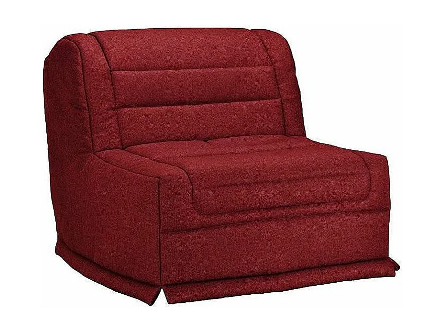 Fauteuil BZ 1 place 90x190 tissu matelas 12cm Venus-Couleur Bordeaux