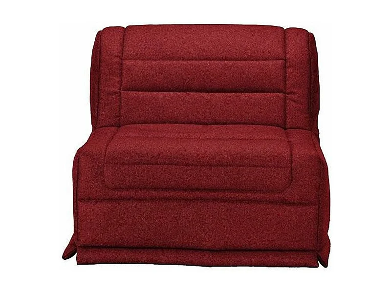 Fauteuil BZ 1 place 90x190 tissu matelas 12cm Venus-Couleur Bordeaux
