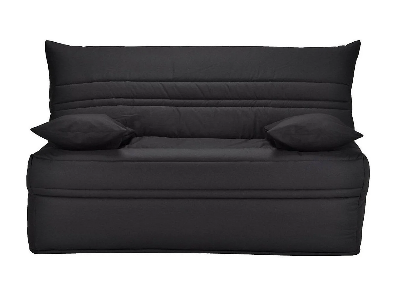 Banquette BZ tissu matelas Sofaconfort 9cm Optale 143cm-Couleur Bleu turquoise