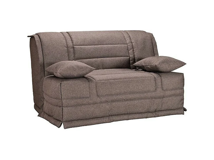 Banquette BZ tissu matelas Starconfort 15cm Pardo-Couleur Taupe-140x200