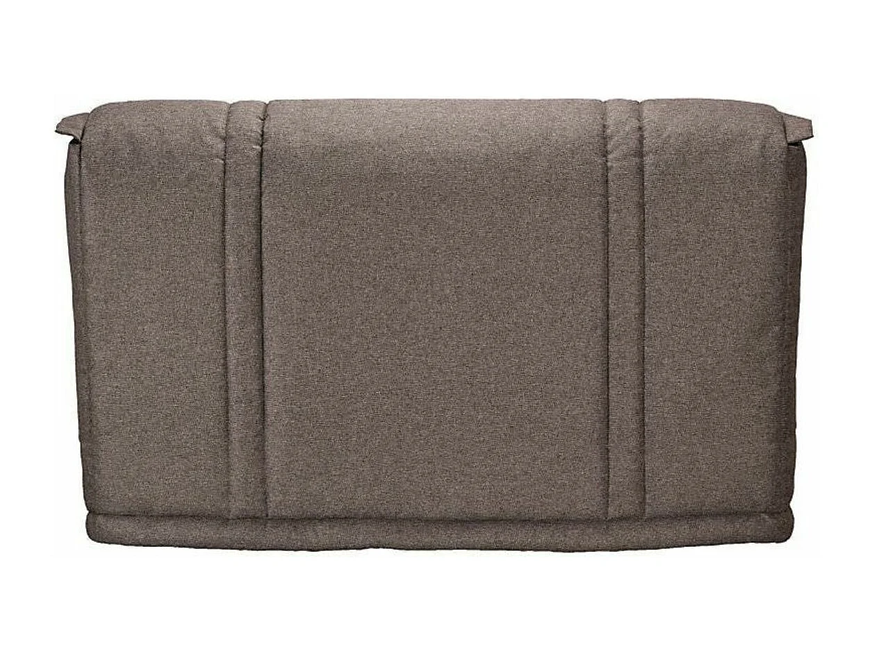 Banquette BZ tissu matelas Starconfort 15cm Pardo-Couleur Taupe-140x200