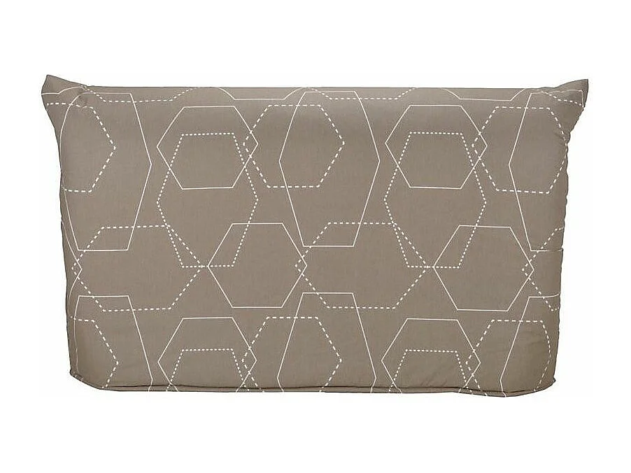 Banquette BZ taupe imprimé 140x200 Matelas Starconfort 12cm Kadria 2