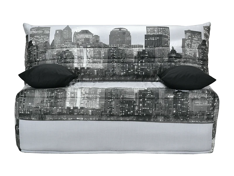Banquette lit accordéon 2 places 140x190 Manhattan Optale