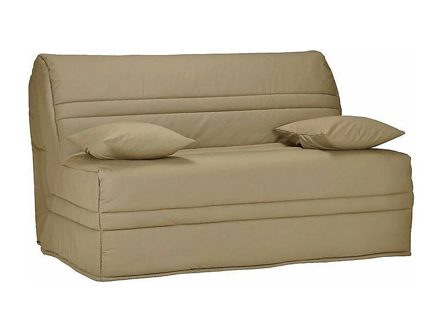 BZ zitbank Bultex matrasstof 15 cm Barnes 140x200 cm-Kleur Beige-Opslagruimte Met opbergruimte