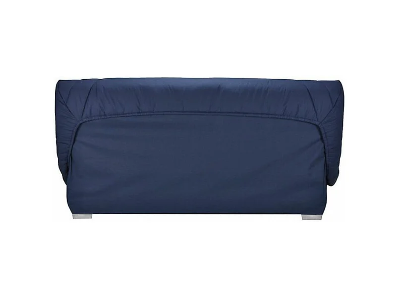 Clic Clac zitbank Bultex matrasstof 14 cm met Bary opberger-Kleur Muis grijs-Slapen 130x190cm