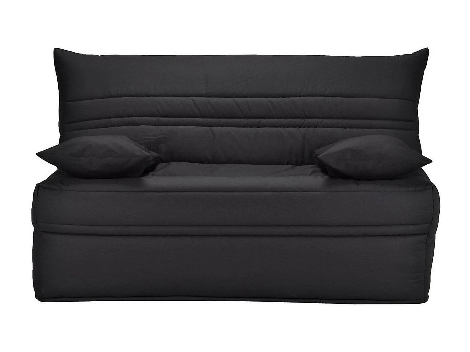 Banquette BZ tissu matelas Sofaconfort 9cm Optale 143cm-Couleur Bordeaux