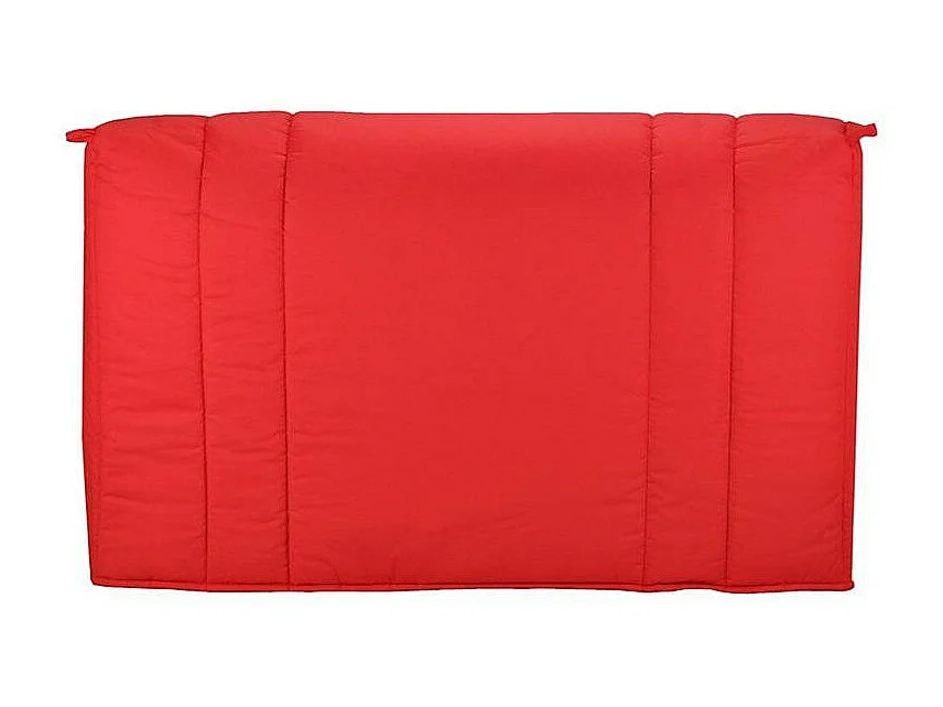 Banquette BZ tissu matelas Bultex 12cm 140x190 Bounty-Couleur Rouge-Coffre de rangement Avec rangement