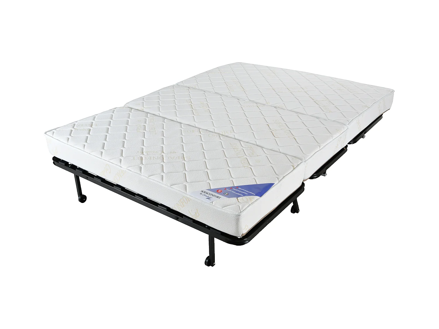 BZ zitbank Bultex matrasstof 12 cm 140x190 cm Bounty-Kleur Donkergrijs-Opslagruimte Met opbergruimte