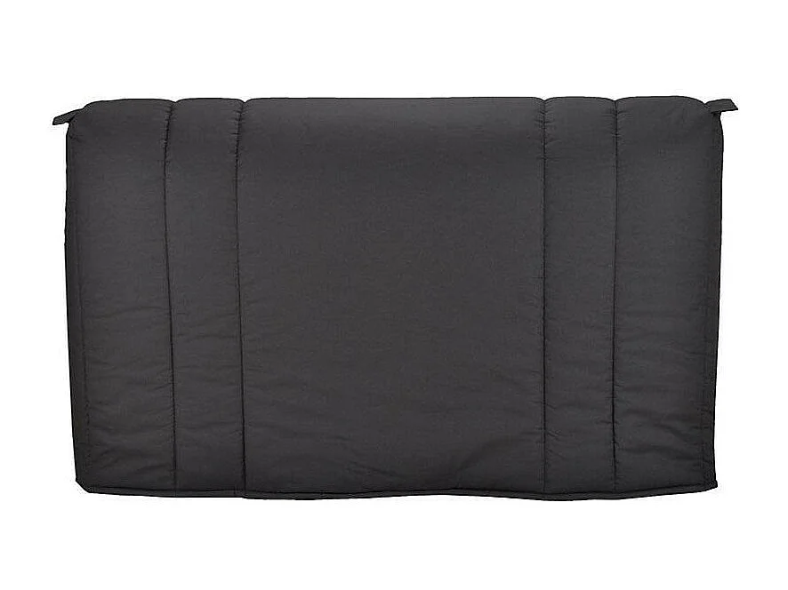 Banquette BZ tissu matelas Bultex 12cm 140x190 Bounty-Couleur Gris foncé-Coffre de rangement Avec rangement