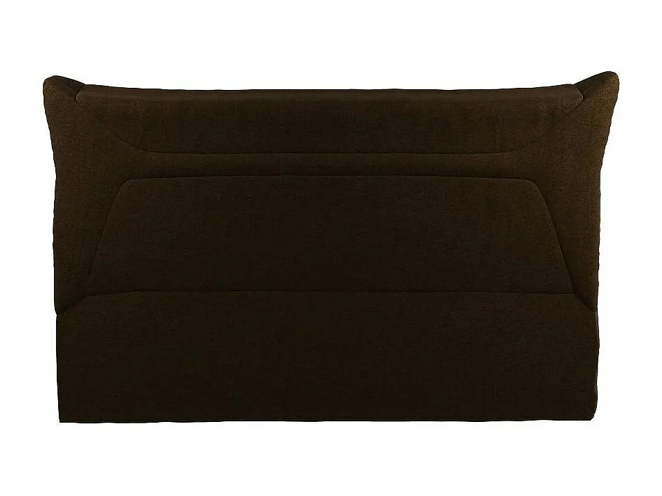 Canapé BZ Tissu matelas 12cm 140x190 Zilo-Couleur Marron Foncé-Coffre de rangement Avec rangement