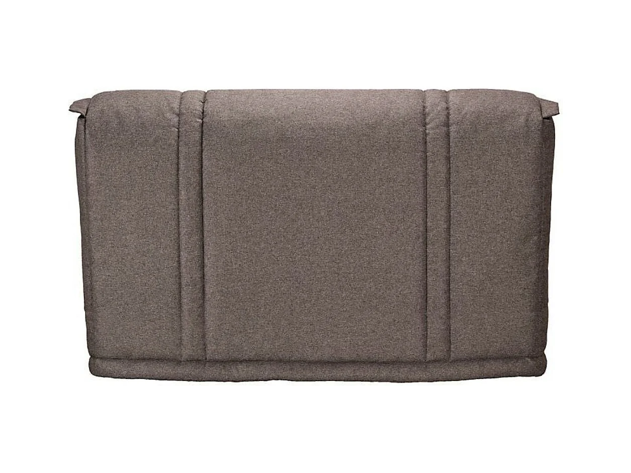 Banquette BZ tissu matelas Starconfort 15cm Pardo-Couleur Taupe-140x200-Coffre de rangement Avec rangement