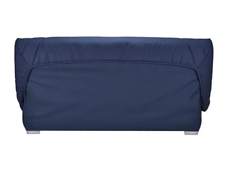 Banquette Clic-clac tissu 130x190 matelas Starflex 13cm avec rangement Folken-Couleur Jaune miel