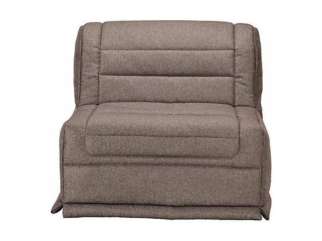 Fauteuil BZ 1 place 90x190 tissu matelas 12cm Venus-Couleur Taupe