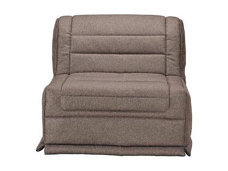 Fauteuil BZ 1 place 90x190 tissu matelas 12cm Venus-Couleur Taupe