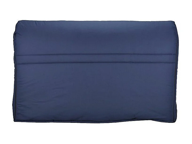 Banquette BZ tissu matelas Bultex 15cm Barnes 140x200-Couleur Bleu foncé