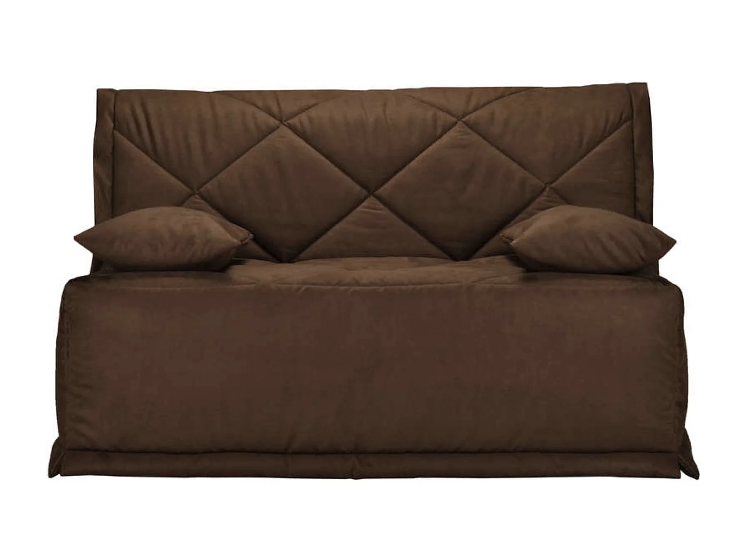 Banquette BZ microfibre matelas Bultex 15cm Master 140x200-Couleur Gris foncé