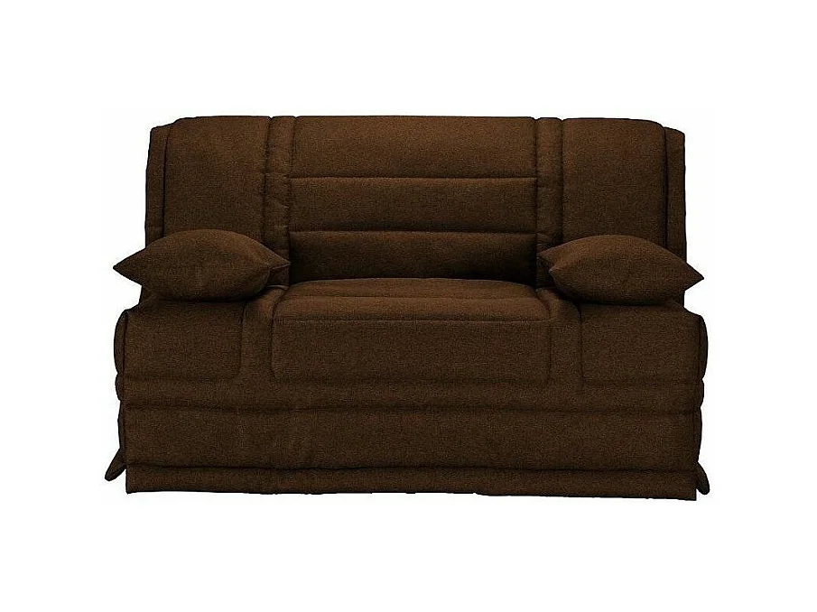 Banquette BZ tissu matelas Starconfort 15cm Pardo-Couleur Marron-160x200