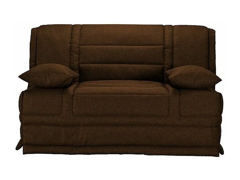 Banquette BZ tissu matelas Starconfort 15cm Pardo-Couleur Marron-160x200