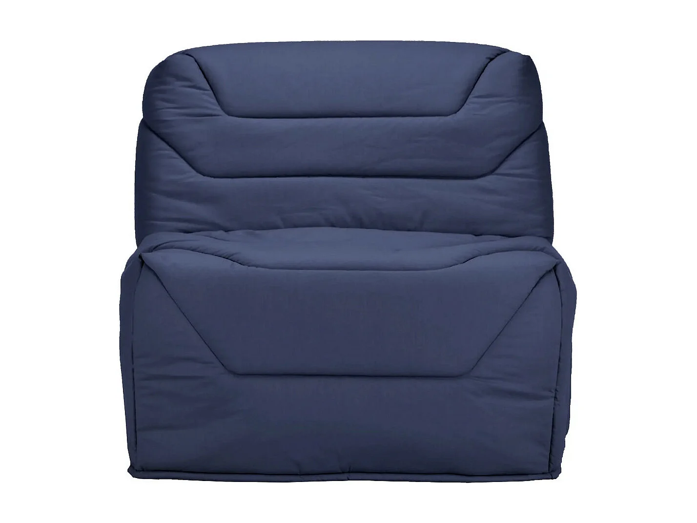 Fauteuil BZ 1 place 90x190 tissu matelas 9cm Optale-Couleur Marron