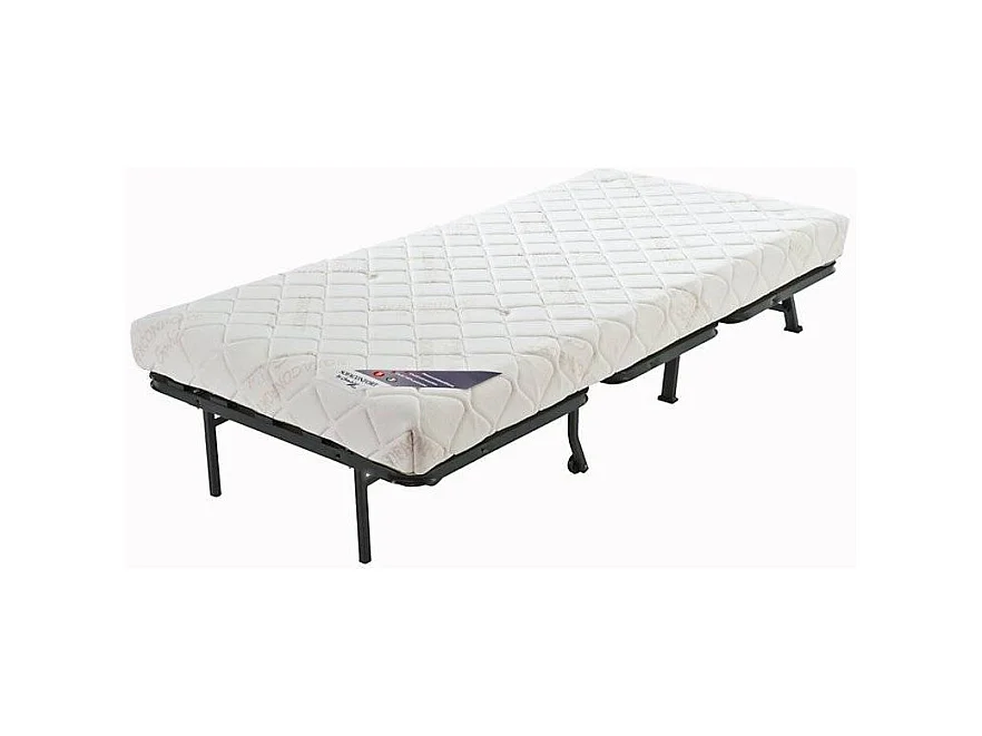 Fauteuil BZ 1 place 90x190 tissu matelas 12cm Venus-Couleur Gris foncé