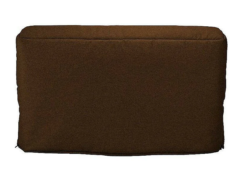Banquette BZ tissu 140x200 matelas Bultex 15cm Celia-Couleur Marron