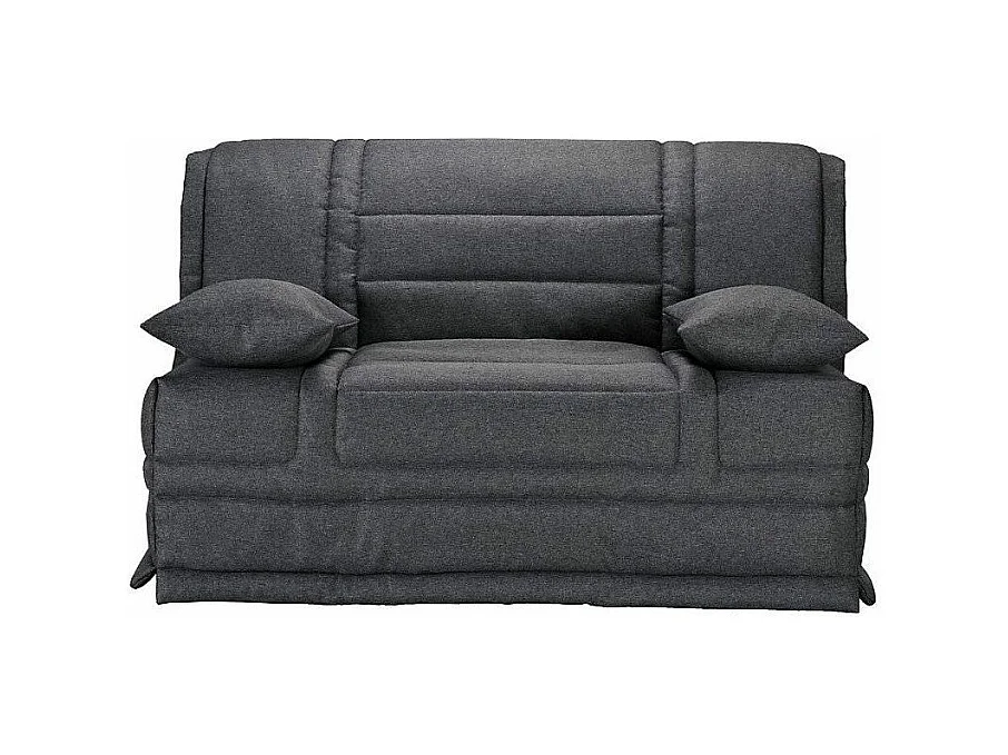 BZ bankstof matras 12 cm Venus-Kleur Donkergrijs-Slapen 140x200cm-Opslagruimte Zonder opslag