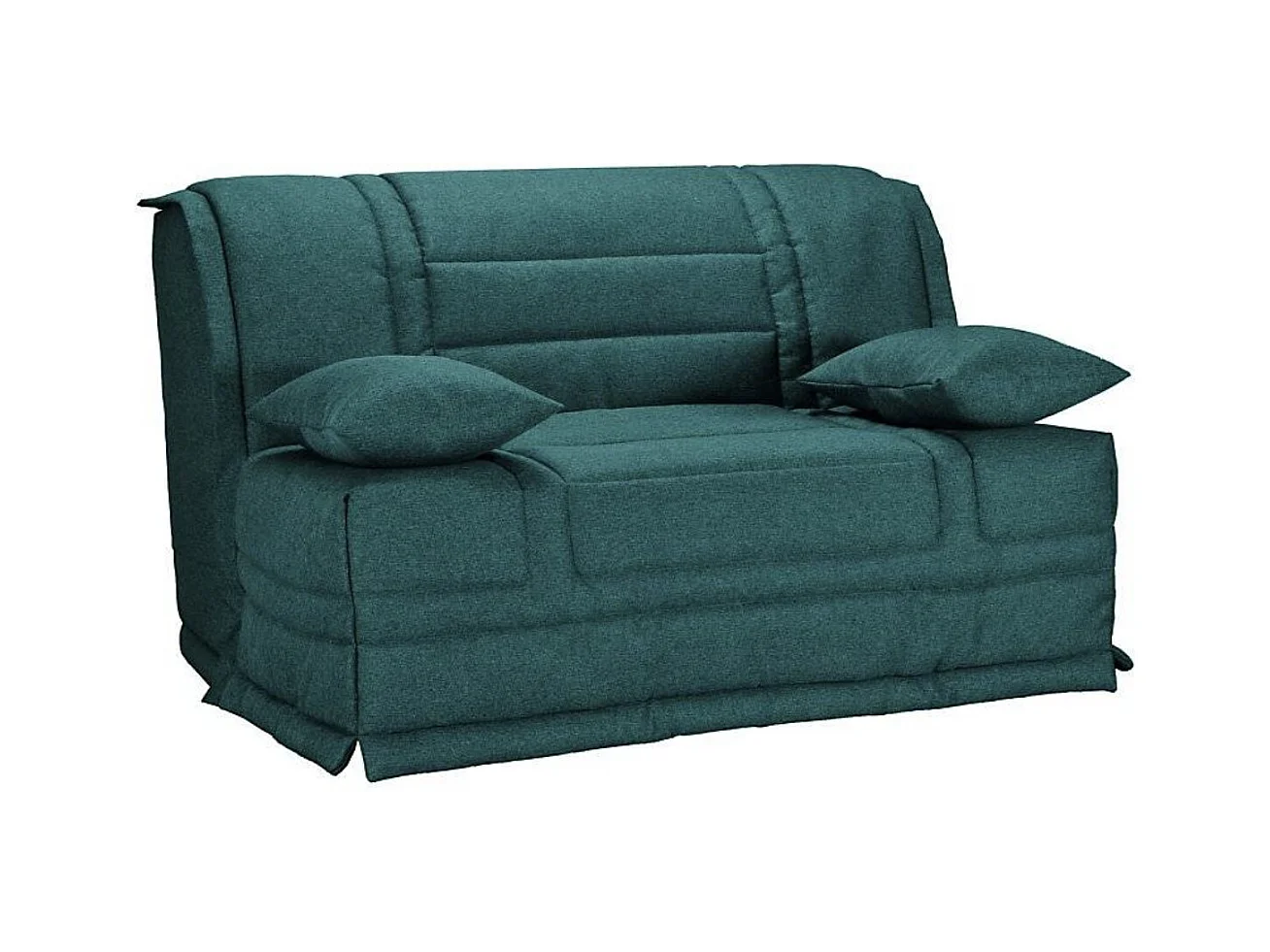 Banquette BZ tissu matelas 12cm Venus-Couleur Gris foncé-140x200