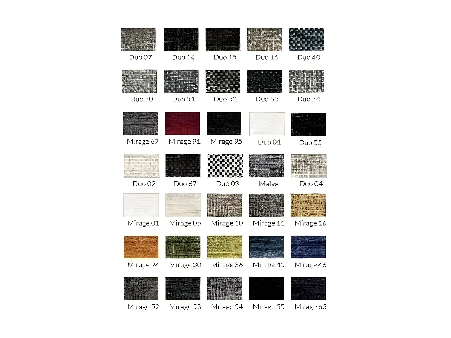 Kabesa grijze stoffen stoel en zwart stalen poten - Set van 2-Kleur DUO 14