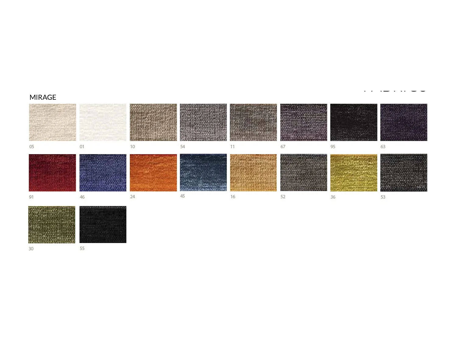 Chaise en bois de frêne couleur noyer et tissu Luza - Lot de 2-Couleur MIRAGE 55