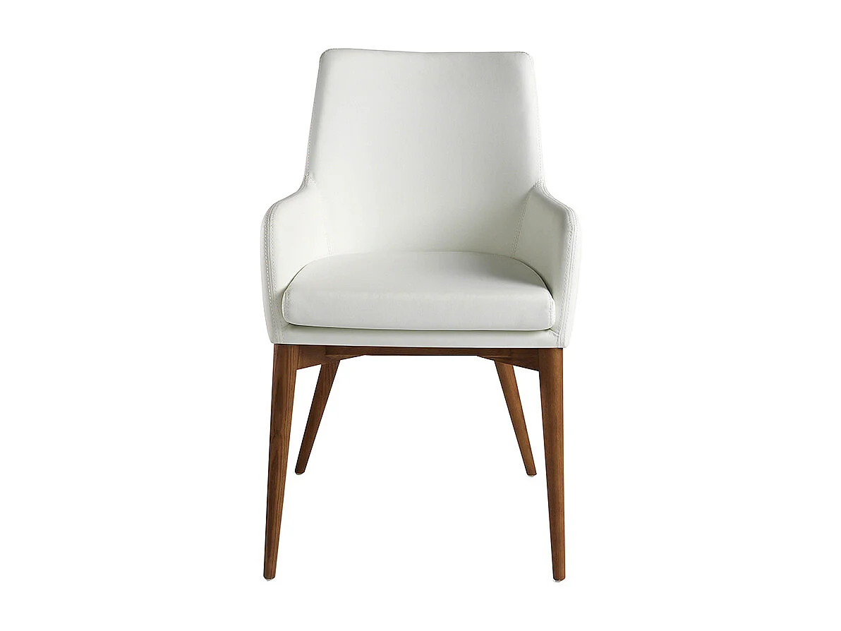 Chaise en bois de frêne et tissu blanc Boris - Lot de 2-Couleur Aqua 42 Vert d'eau