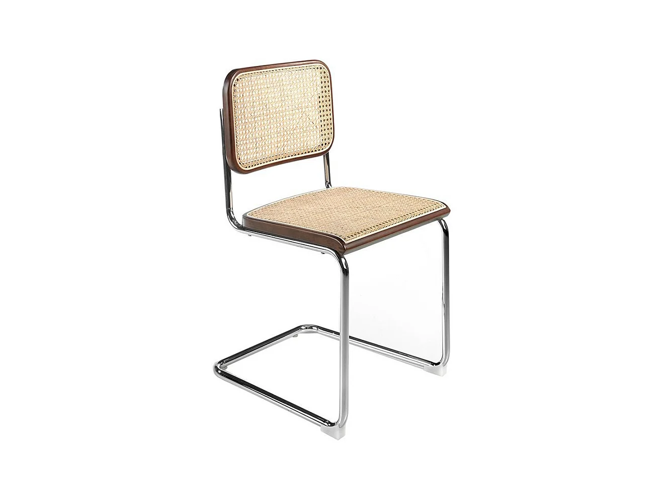 Jules rotan essenhouten stoel en stalen poten - Set van 2-Kleur Aqua 11 Kameel