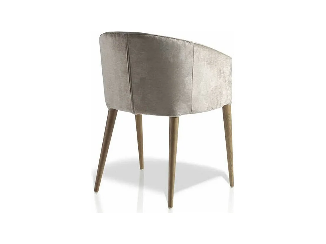 Fauteuil van notenhout en Briza-stof - Set van 2-Kleur MIRAGE 05