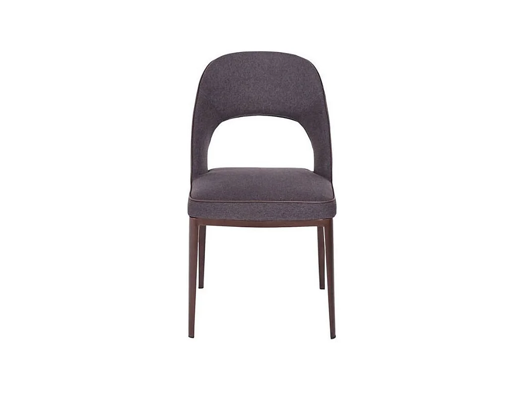 Larana stoffen stoel en stalen poten - set van 2-Kleur MIRAGE 52