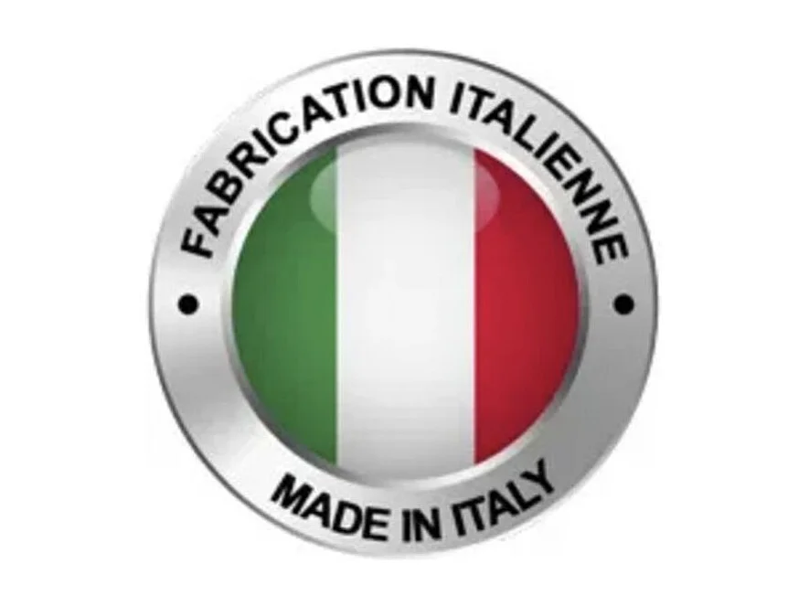 Table rectangulaire orientale 8 places L 180cm bois foncé et pieds métal anthracite Kazay