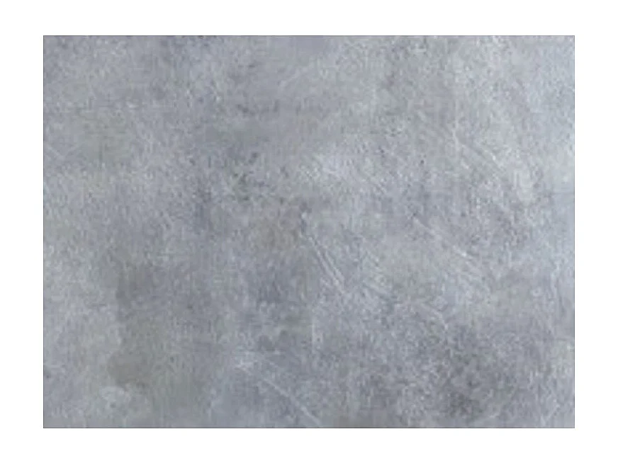 Table rectangulaire 180cm gris béton et pieds métal anthracite Flavio 6 à 8 places