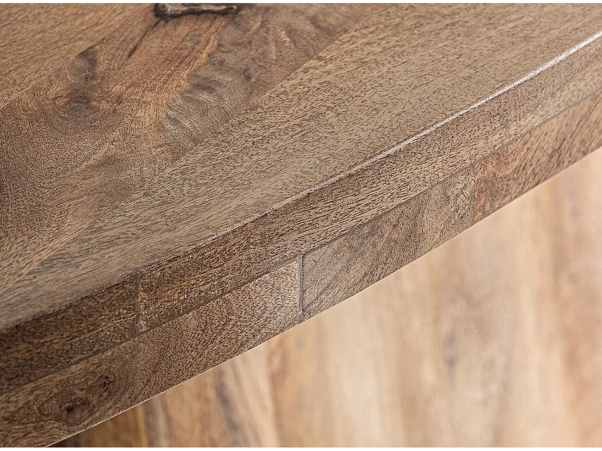 Table à manger ovale bois massif Kezah 250cm